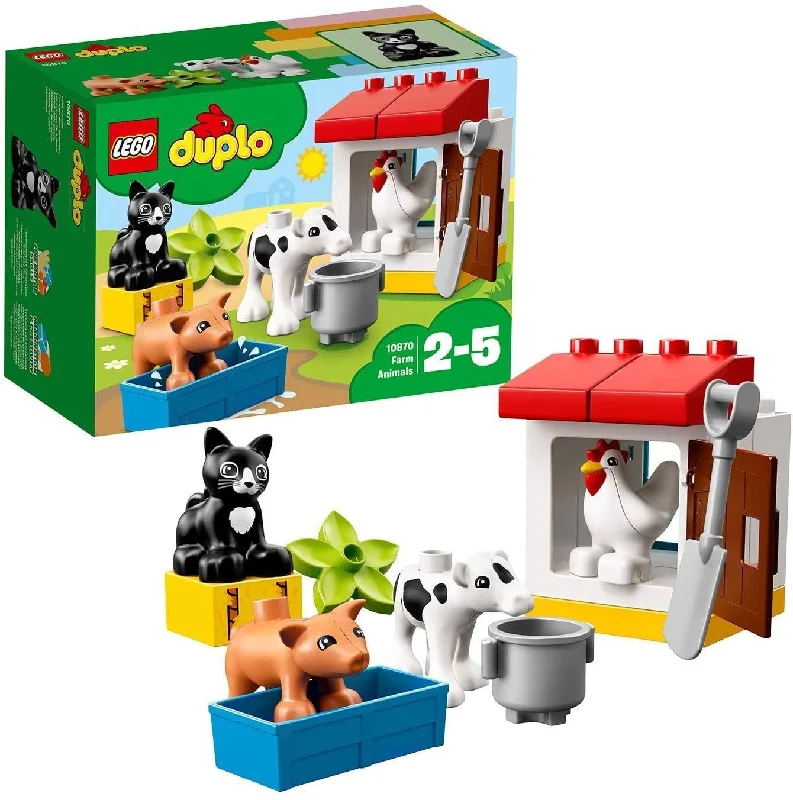 Providing a tactile learning experience LEGOLEGO DUPLO 10870 Farm Animals