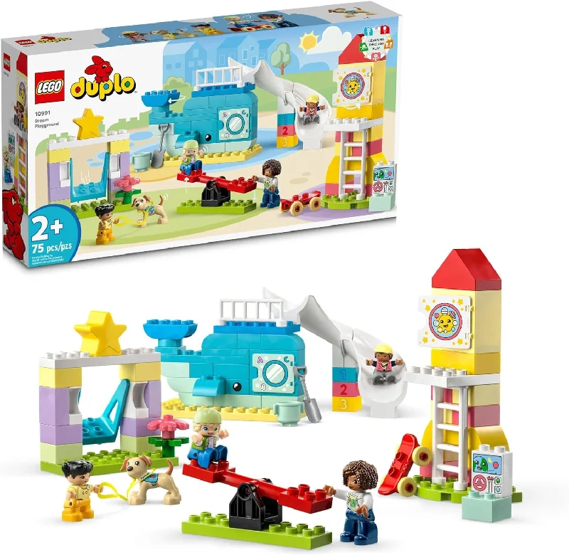 Facilitating collaborative play LEGOLEGO DUPLO Town Dream Playground 10991 Building Toy Set for Toddlers