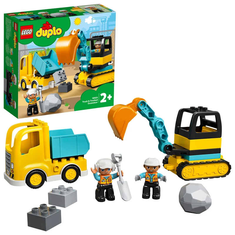 Highly adaptable LEGO creationsLEGO 10931 Duplo Construction Truck & Tracked Excavator