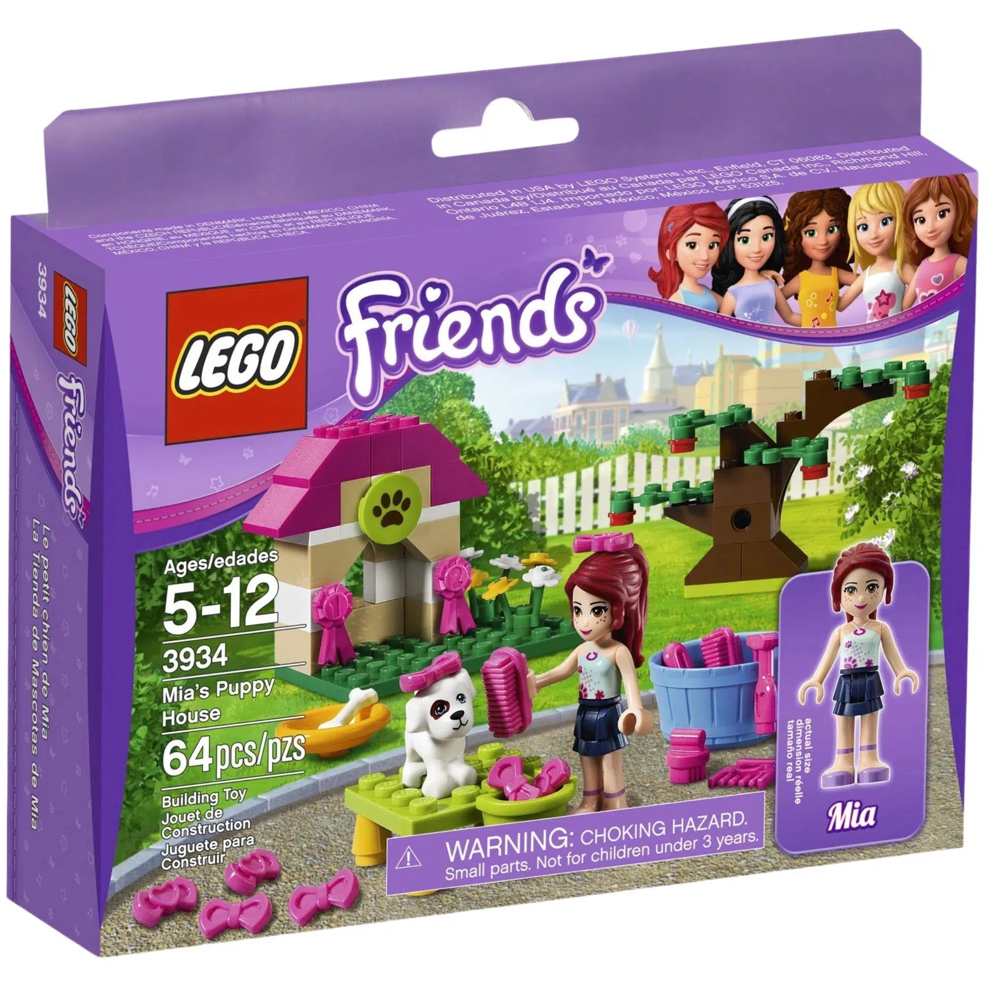 Skill-building LEGO activitiesLEGO [Friends] - Mia's Puppy House Building Set - Pets Series (3934)