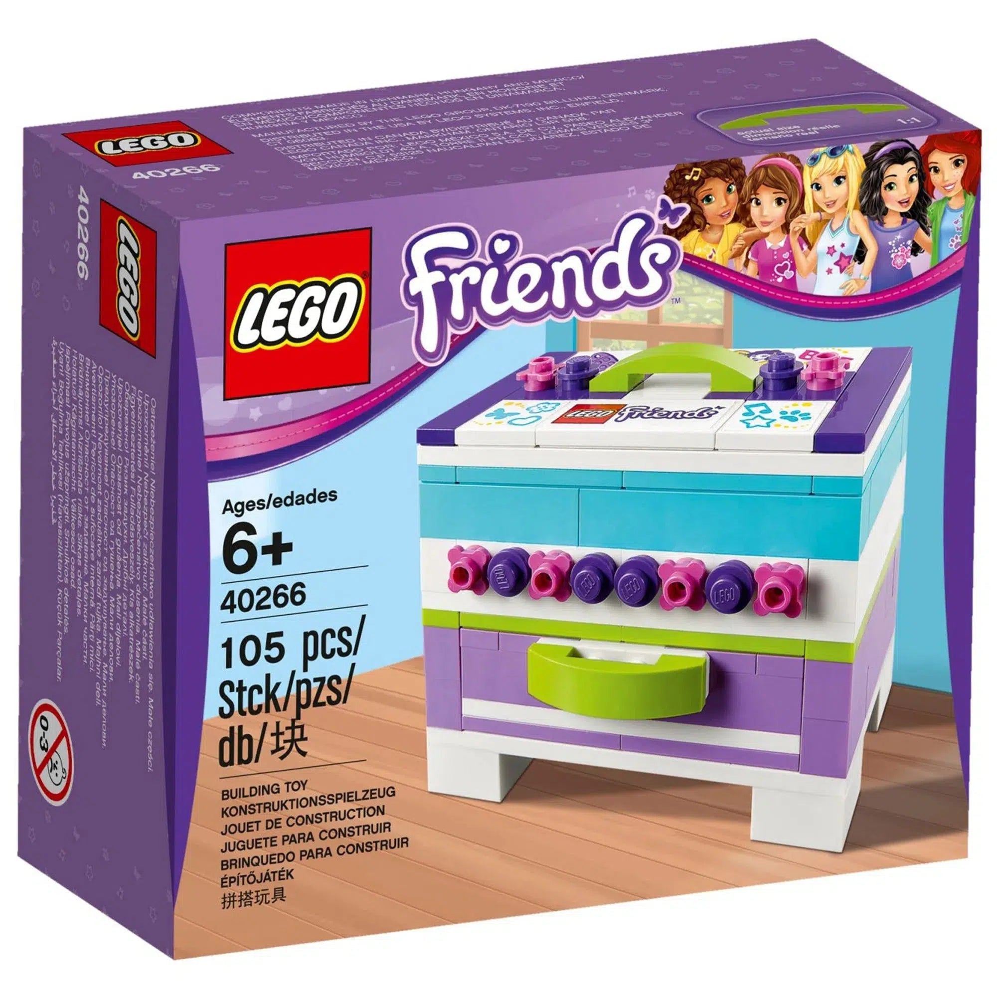 Offering a sense of accomplishment LEGOLEGO [Friends] - Mini Keepsake Box Building Set - Accessories Series (40266)