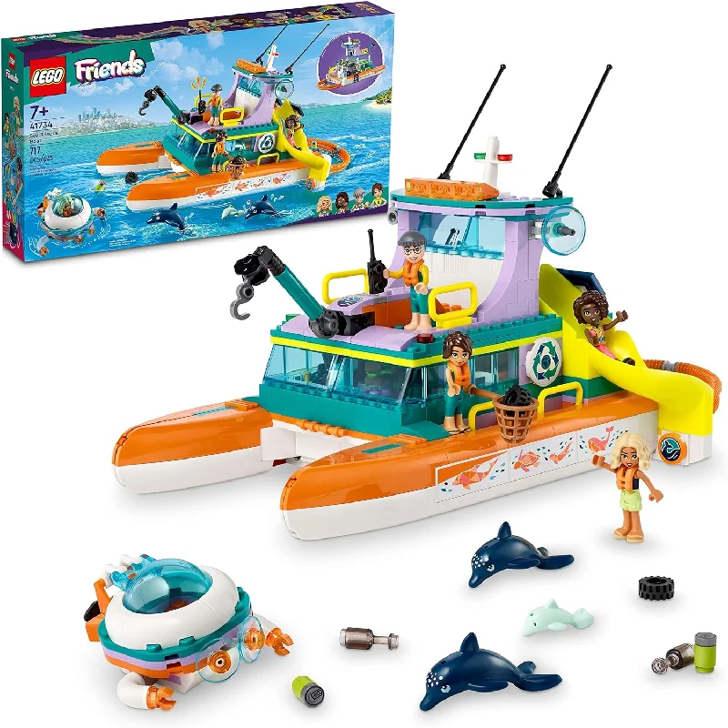 Inspiring problem-solving LEGO challengesLEGO Friends - Sea Rescue Boat 41734