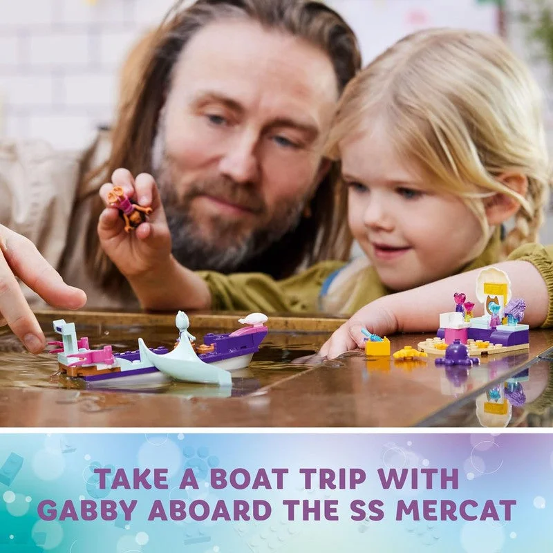 Inspiring problem-solving LEGO challengesLEGO Gabby's Dollhouse Gabby & Mercat’s Ship & Spa 10786 Building Toy Kit (88 Pcs)