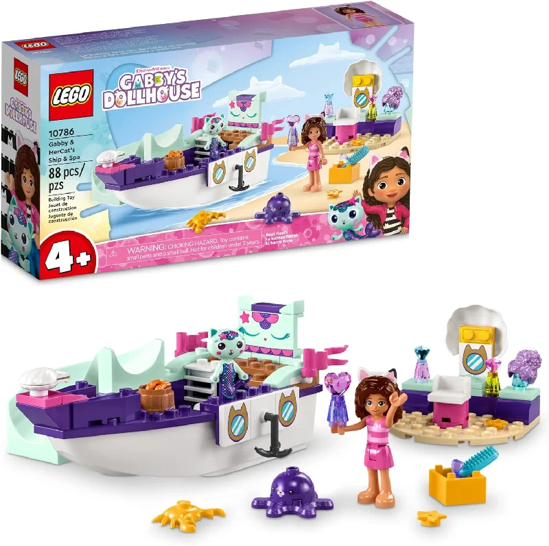 Promoting emotional intelligence LEGOLEGO Gabbys Dollhouse - Gabby & Mercat’s Ship & Spa 10786