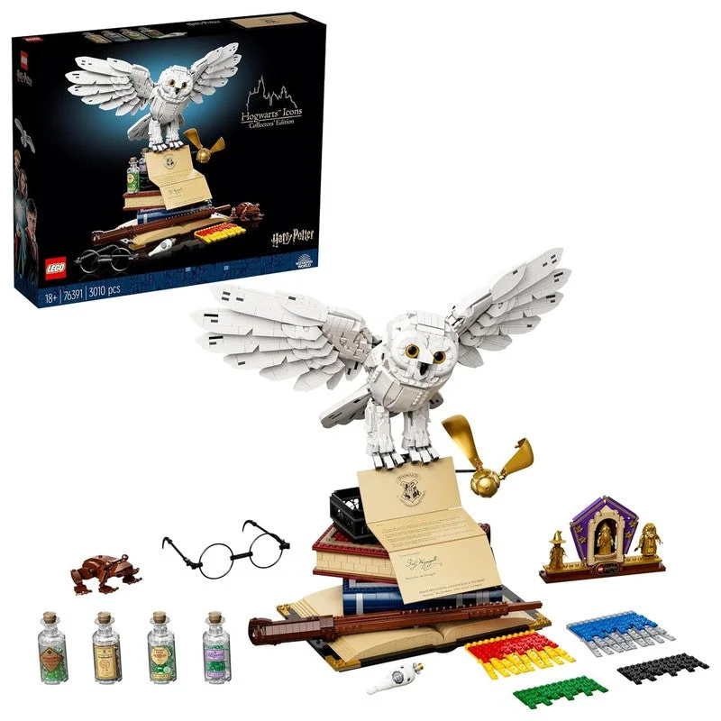 Offering interactive play LEGOLEGO Harry Potter Hogwarts Icons-Collectors' Edition 76391 (3,010 Pcs) -  (COD Not Available)