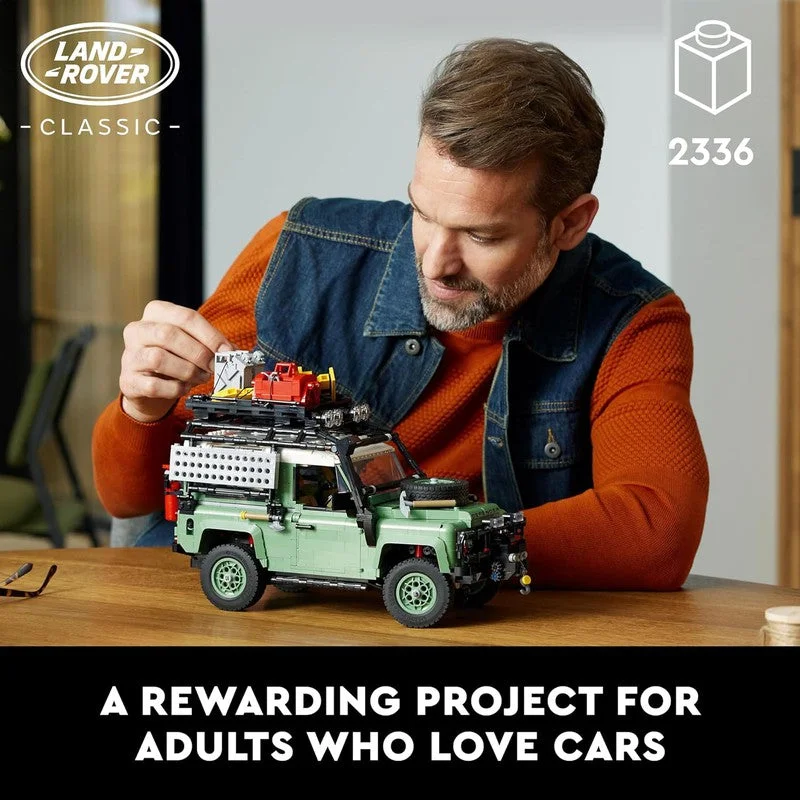 Captivating and enchanting LEGO worldsLEGO Icons Land Rover Classic Defender 90 10317 Building Kit (2,336 Pieces) - (COD Not Available)
