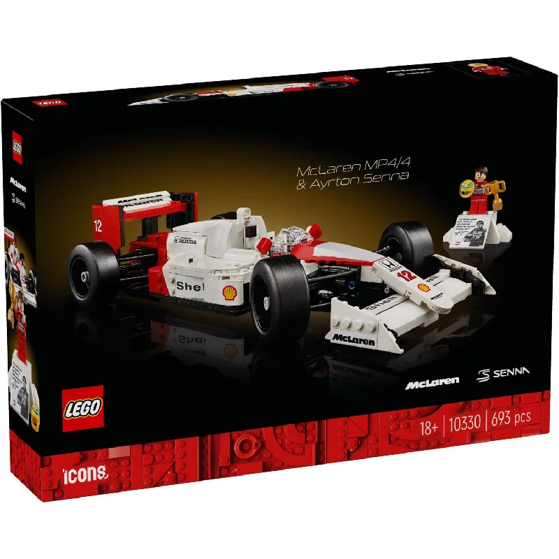 Stimulating and engaging LEGO playLEGO® Icons McLaren MP4/4 And Ayrton Senna