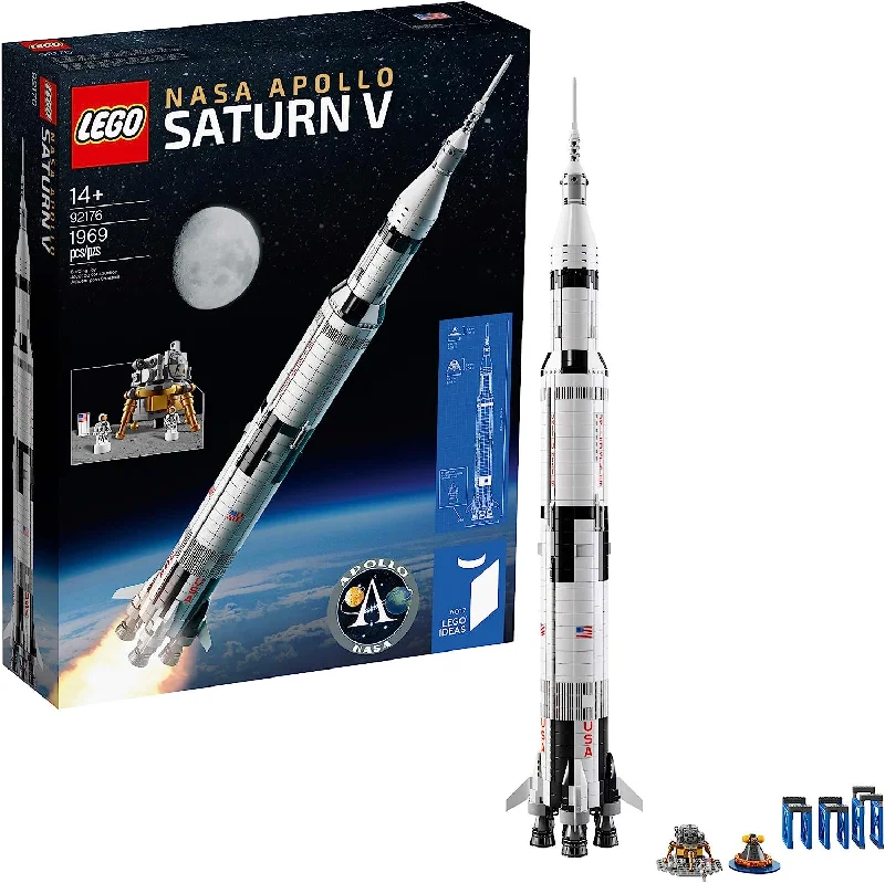 Facilitating collaborative play LEGOLEGO Ideas 92176  NASA Apollo Saturn V Outer Space Model Rocket for Kids and Adults, Science Building Kit (1969 Pieces)