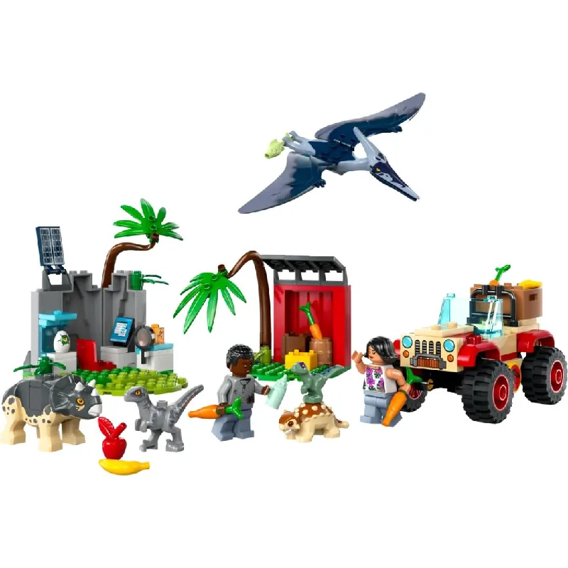Stress-relieving LEGO buildingLego Jurassic World Baby Dinosaur Rescue Center