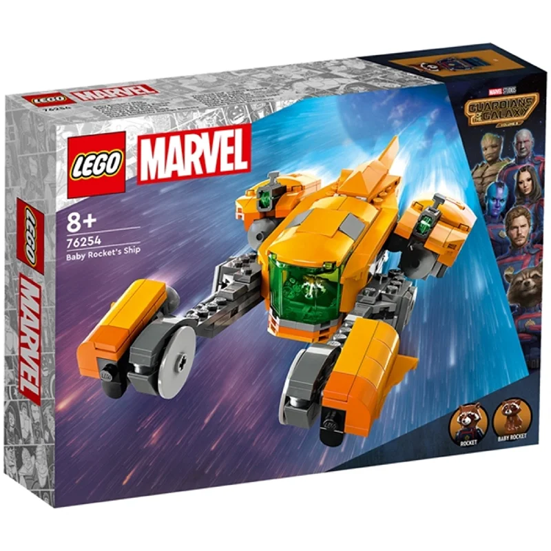 Promoting critical thinking LEGO challengesLEGO® Marvel Baby Rockets Skib