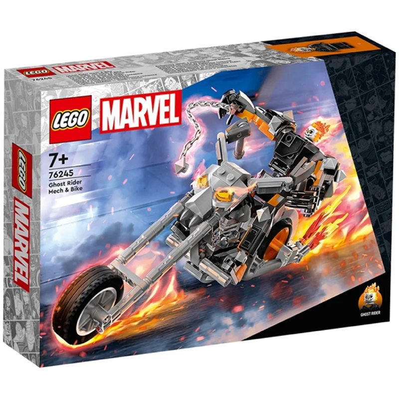 Offering a sense of nostalgia LEGOLEGO® Marvel Ghost Riders Kamprobot og Motorcykel