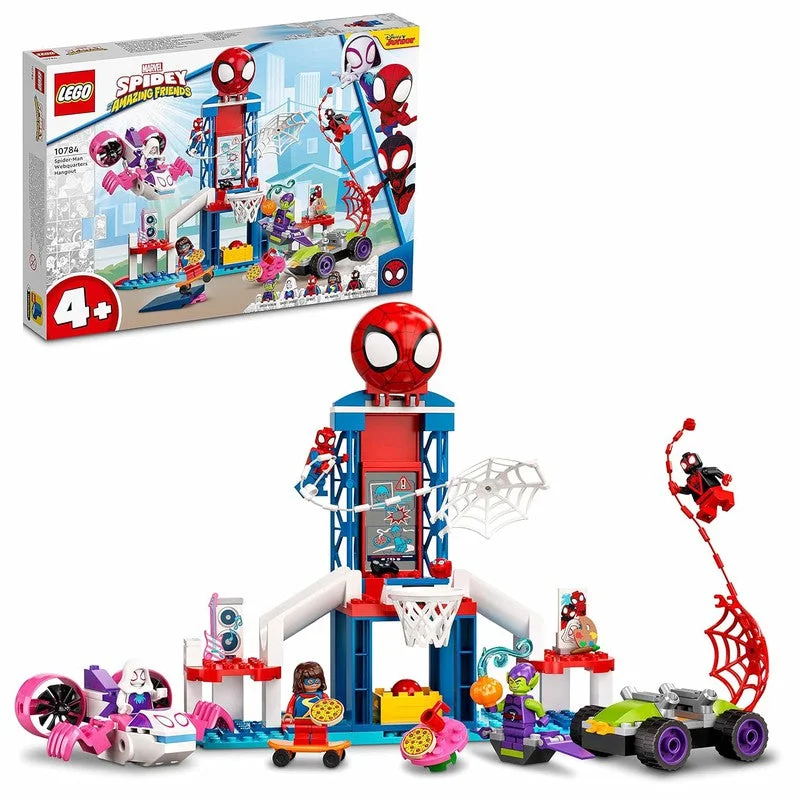 Offering interactive play LEGOLEGO Marvel Spidey&His Amazing Friends Spider-Man Webquarters Hangout 10784 (155 Pcs)