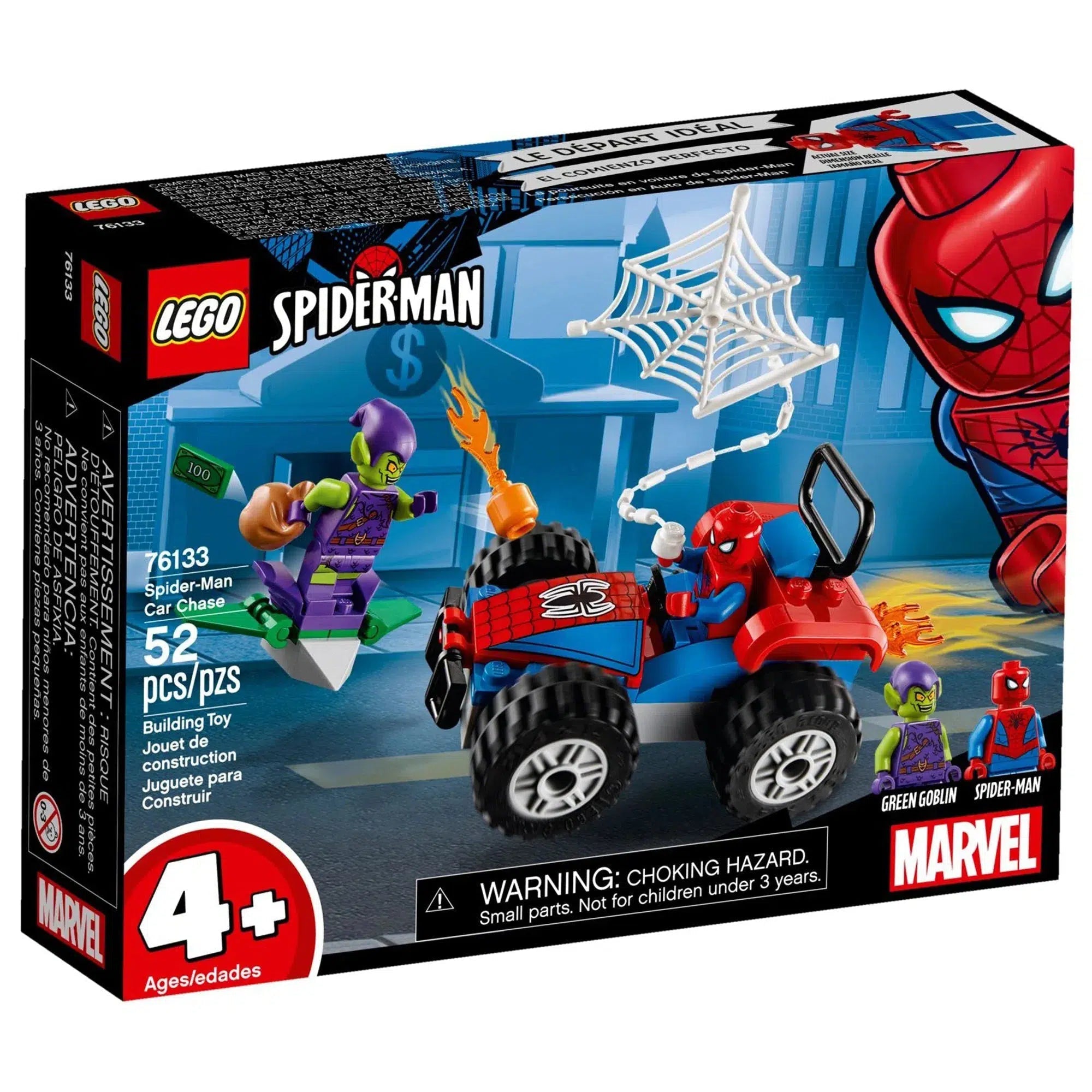Promoting environmental awareness LEGOLEGO [Marvel Super Heroes] - Spider-Man Car Chase Building Set - Spider-Man Series (76133)