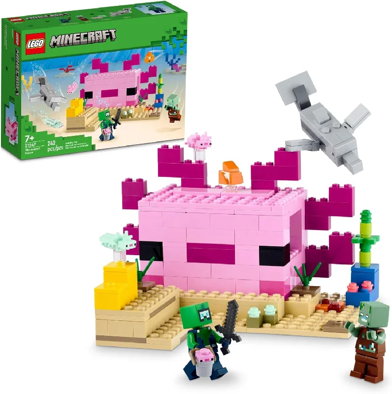 Inspiring creativity and innovation LEGOLEGO Minecraft - The Axolotl House 21247
