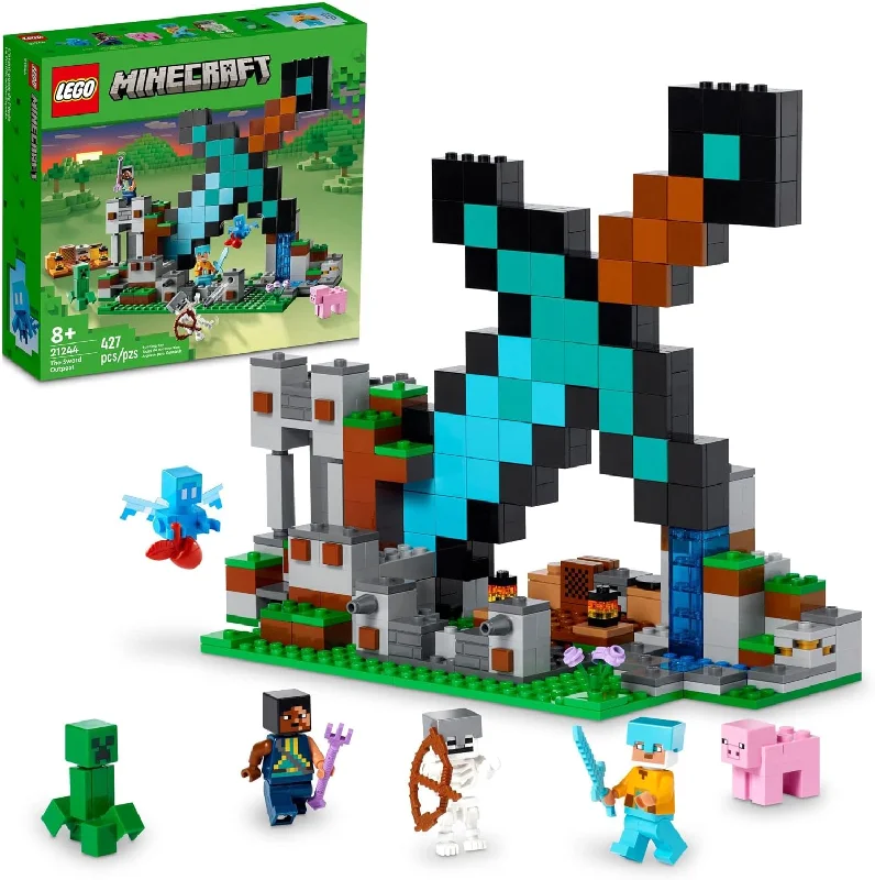 Offering interactive play LEGOLEGO Minecraft - The Sword Outpost 21244