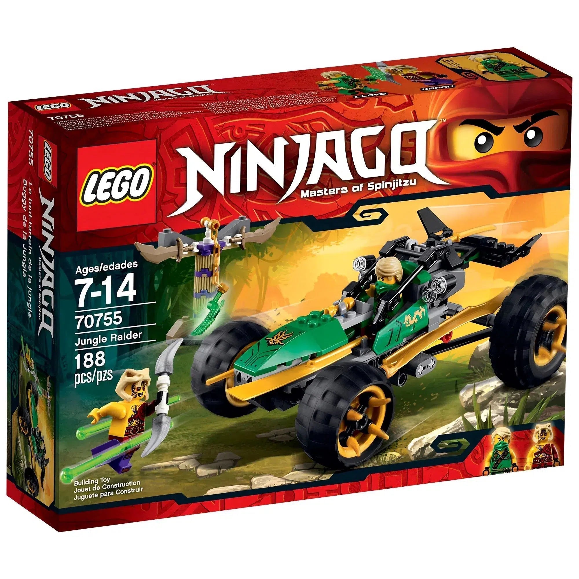 Offering endless possibilities LEGOLEGO [Ninjago] - Jungle Raider Building Set - Tournament of Elements Series (70755)