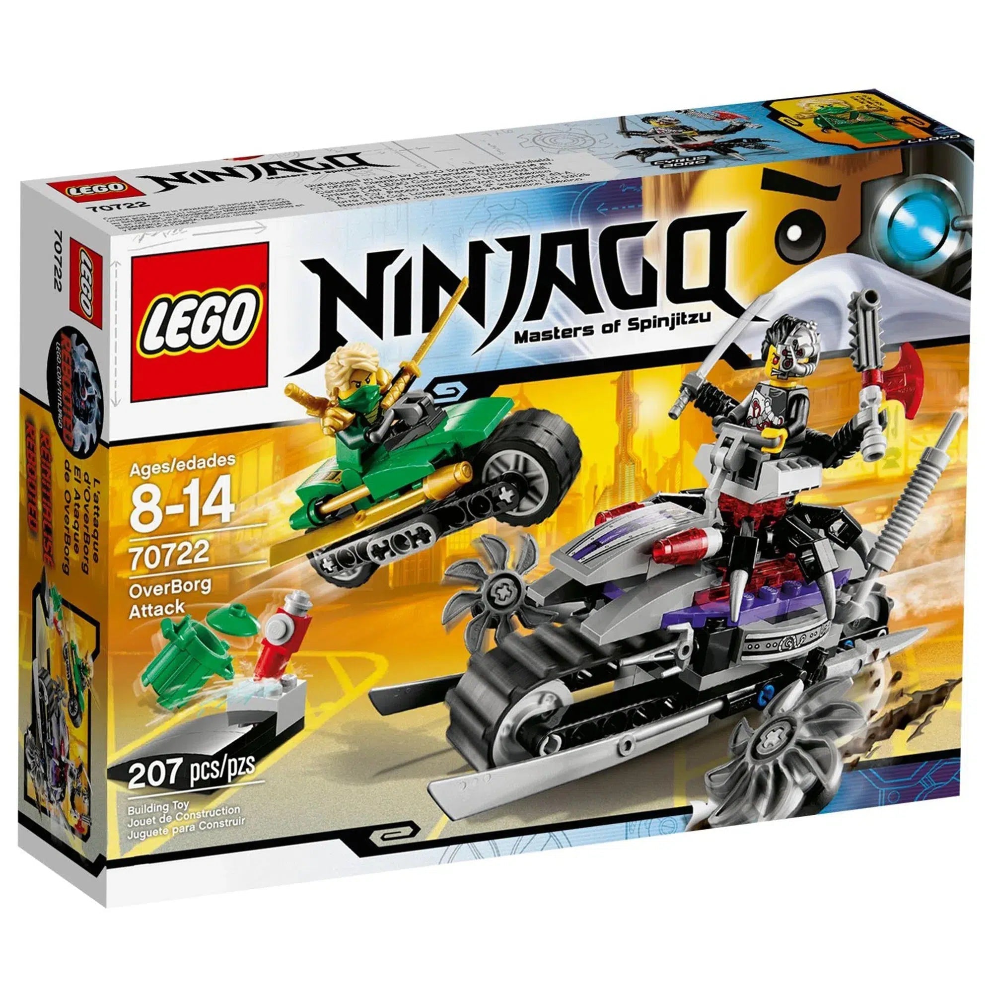 Promoting language development LEGOLEGO [Ninjago] - OverBorg Attack Building Set - Rebooted Series (70722)