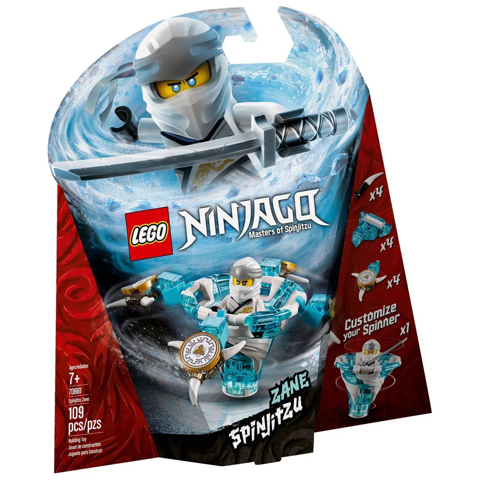 Imagination-sparking LEGO setsLEGO [Ninjago] - Spinjitzu Zane Building Set - Spinjitzu Series (70661)