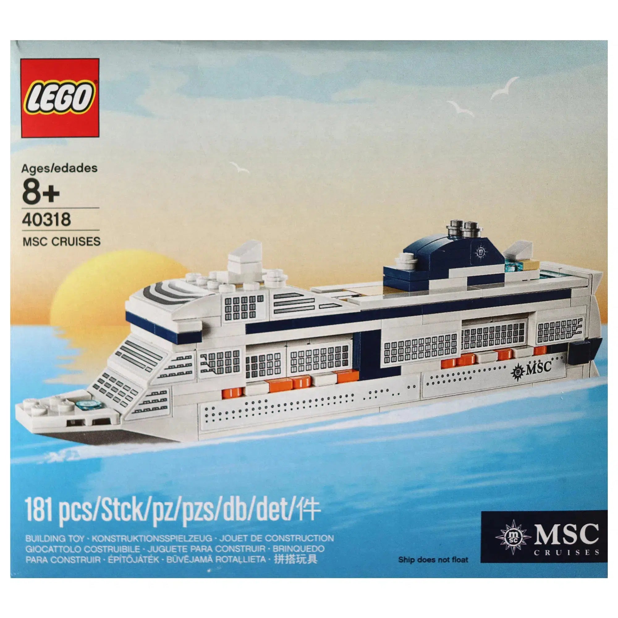 Age-appropriate LEGO toysLEGO [Promotional] - MSC Cruises Building Set (40318)