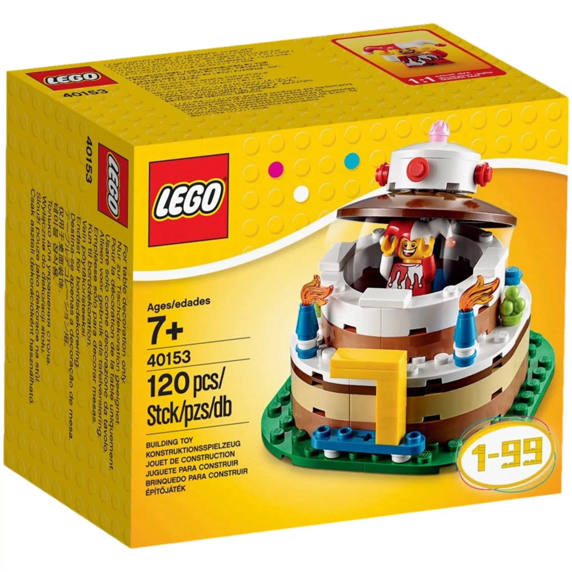 Promoting language development LEGOLEGO [Seasonal] - Birthday Table Decoration Building Set - Birthday Series (40153)