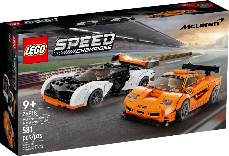 Offering endless joy LEGOLEGO SPEED CHAMPIONS 76918 MCLAREN SOLUS GT & MCLAREN F1 LM Offering endless joy LEGOLEGO SPEED CHAMPIONS 76918 MCLAREN SOLUS GT & MCLAREN F1 LM