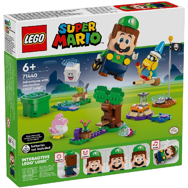 Encouraging exploration and discovery LEGOLEGO® Super Mario Adventures with interactive LEGO® Luigi™