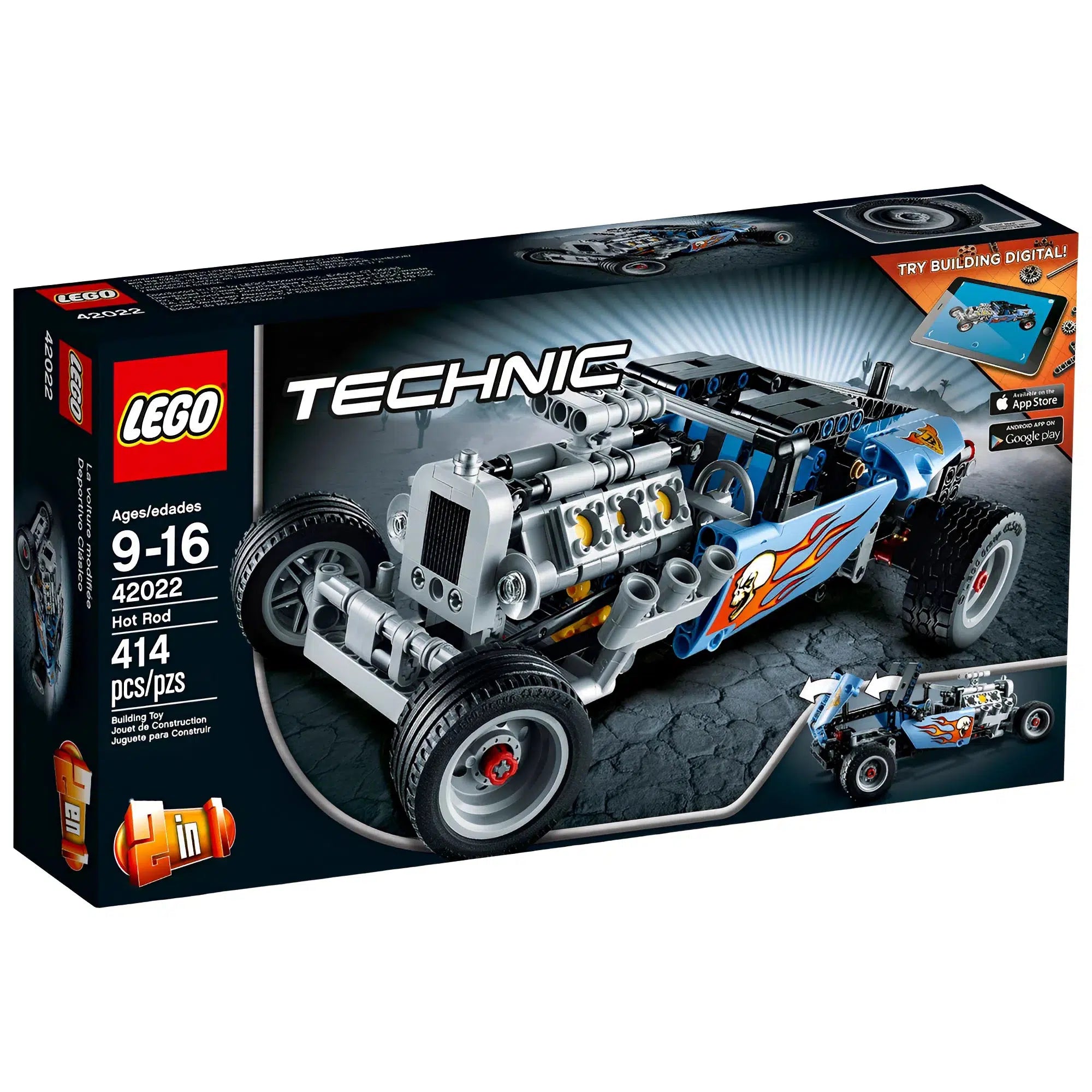 Promoting spatial awareness LEGOLEGO [Technic] - Hot Rod Building Set (42022)