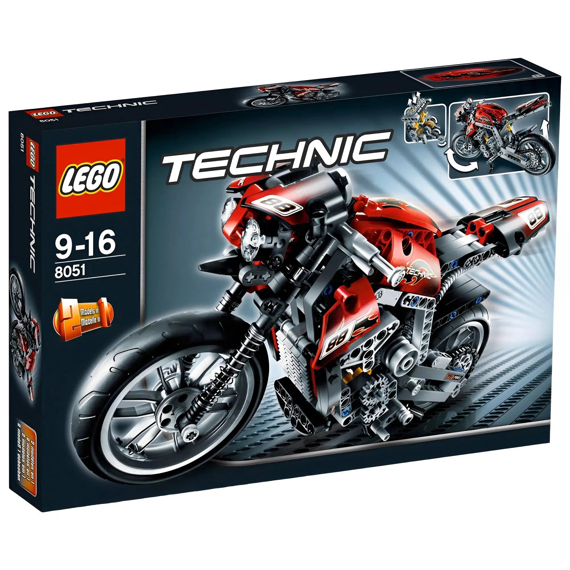 Inspiring problem-solving LEGO challengesLEGO [Technic] - Motorbike Building Set (8051)