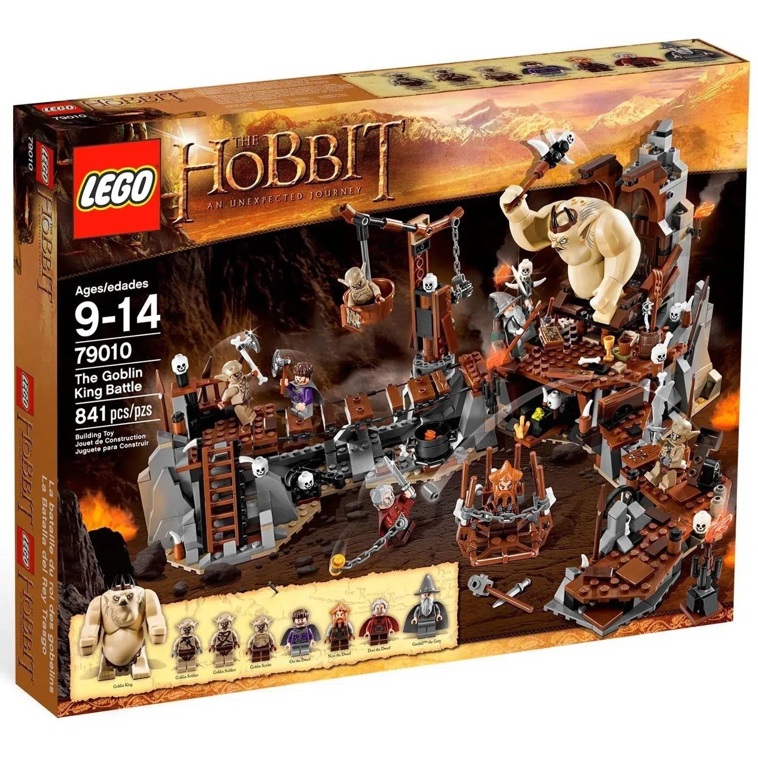 Perfect for both kids and adults LEGOLEGO [The Hobbit] - The Goblin King Battle Building Set - An Unexpected Journey Series (79010)