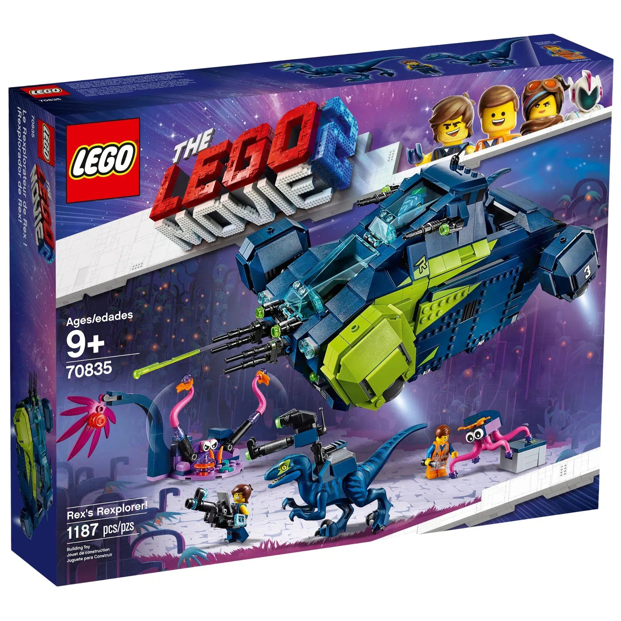 Reflecting popular cultures LEGO themesLEGO [The LEGO Movie 2] - Rex's Rexplorer Building Set (70835)