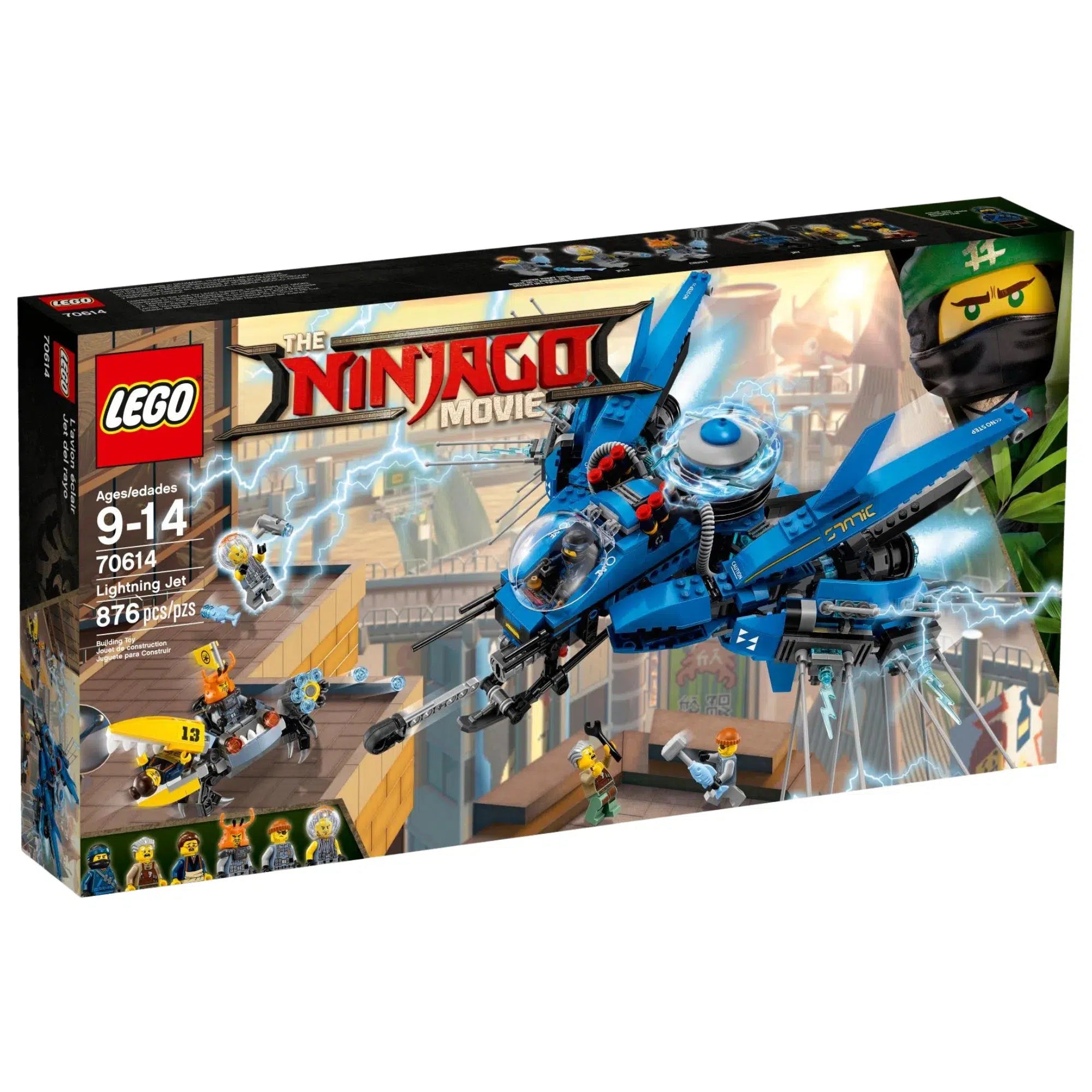 Gender-neutral LEGO toysLEGO [The LEGO Ninjago Movie] - Lightning Jet Building Set (70614)