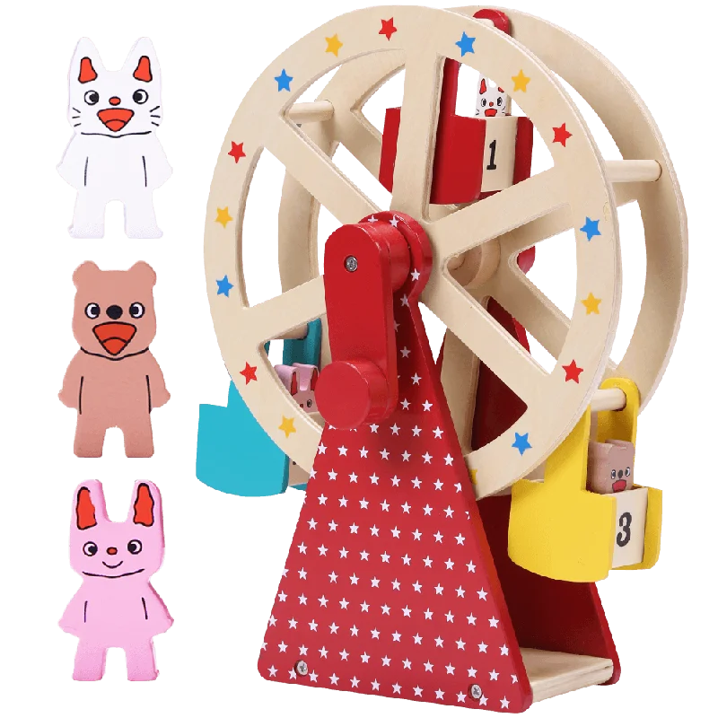 sustainably sourced wooden toys                   Toy Ferris Wheel - Circus Toddler Toy
