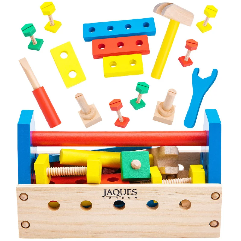 eco-friendly wooden toys                   Wooden Tool Kit - Tool Set For Kids