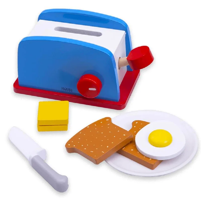 sturdy construction wooden toys                   Wooden Breakfast Set - Play Food Toy