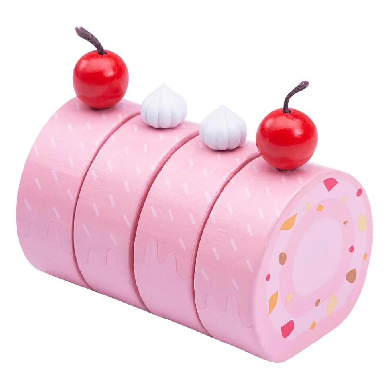 sturdy and safe wooden toys                 Cookie Cake Toy - Pretend Kids Cake
