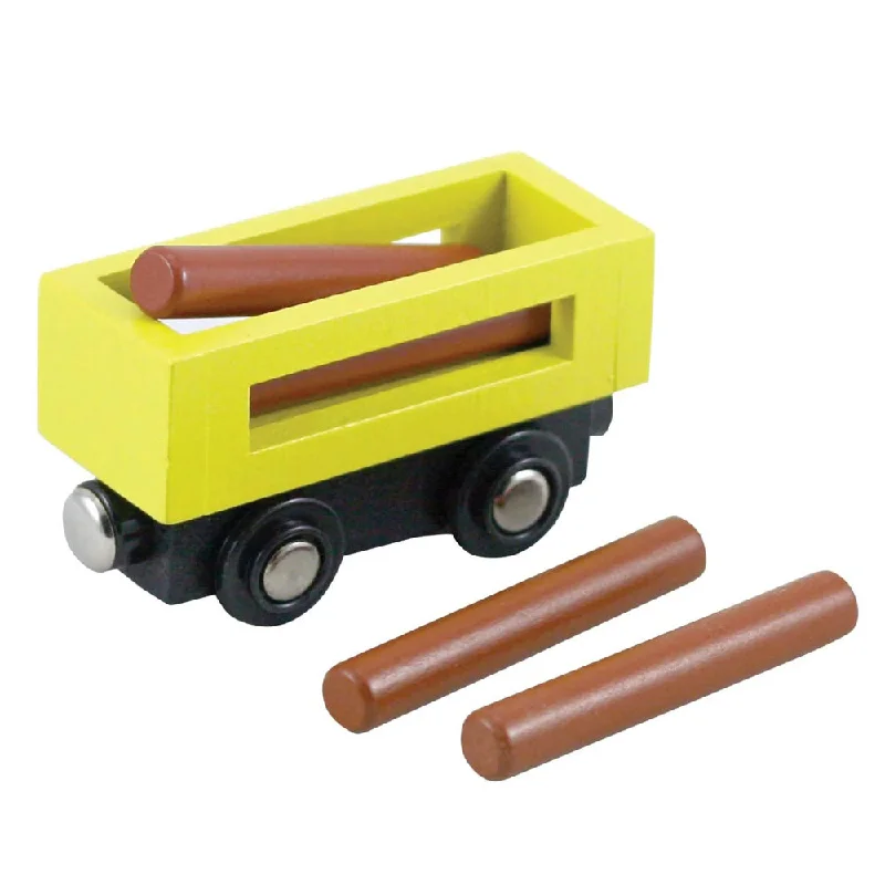 enchanted wooden toys                   Li'l Chugs - Log Freight Car