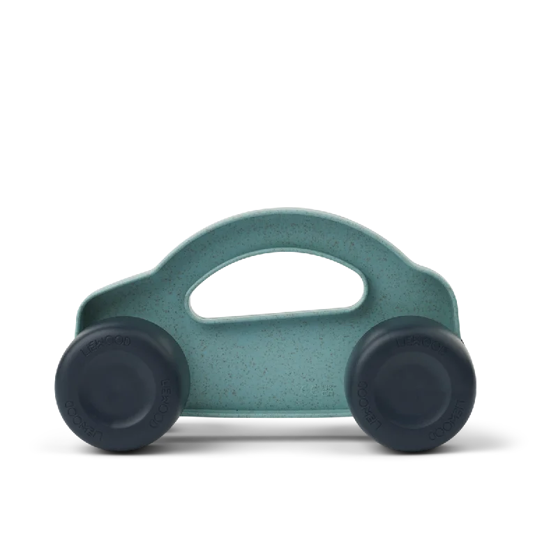 thoughtfully crafted and safe wooden toys                   Cedric Car - Ice Blue/Classic Navy