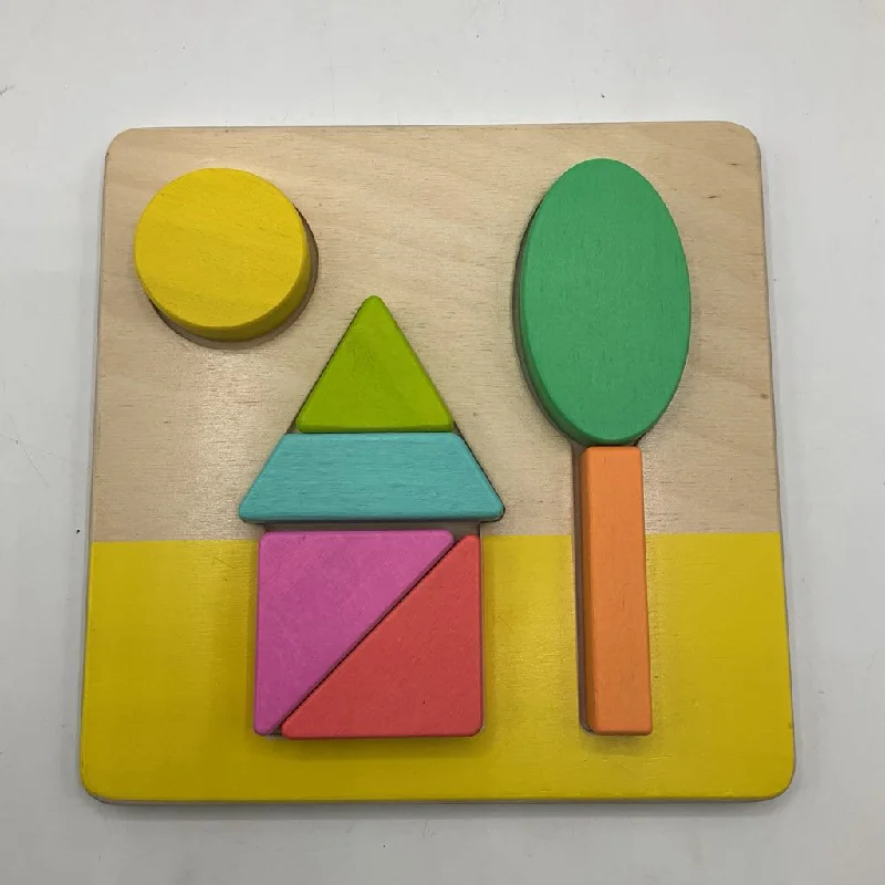 age-appropriate wooden toys                   Lovevery Wooden Double Sided Sunny Day Puzzle