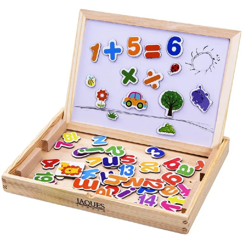 safe and durable wooden toys                   Magnetic Letters & Numbers - Educational Toys for Kids