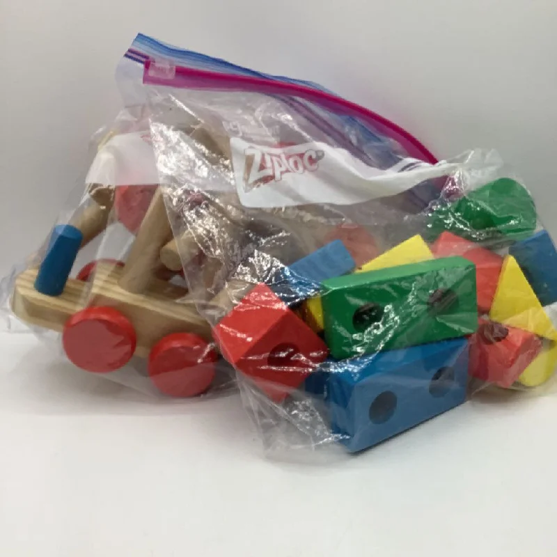 eco-friendly wooden toys                   Melissa & Doug Wooden Stacking Train