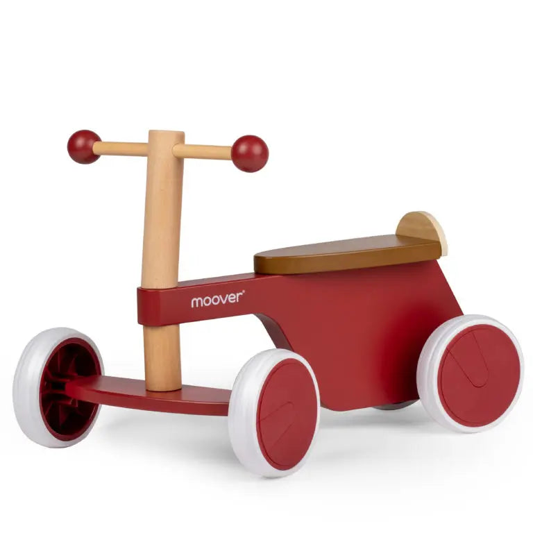 enchanting wooden toys for children                   Moover - Ride-On Bike Red