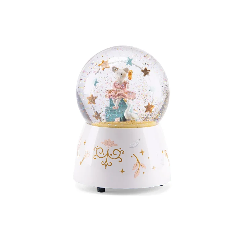 eco-friendly and sustainably made wooden toys Musical Snow Globe - La Petite Ecole de Danse eco-friendly and sustainably made wooden toys Musical Snow Globe - La Petite Ecole de Danse