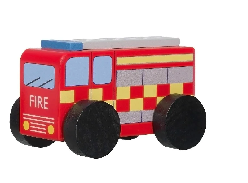 detailed and intricate wooden toys                   Orange Tree Toys Fire Engine