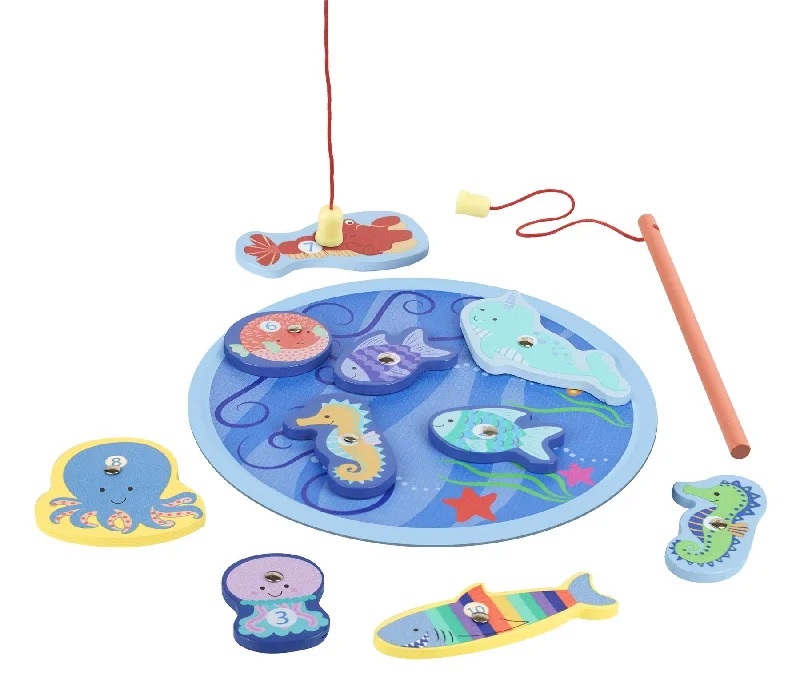 thoughtfully designed wooden toys              Orange Tree Toys Magnetic Fishing Game