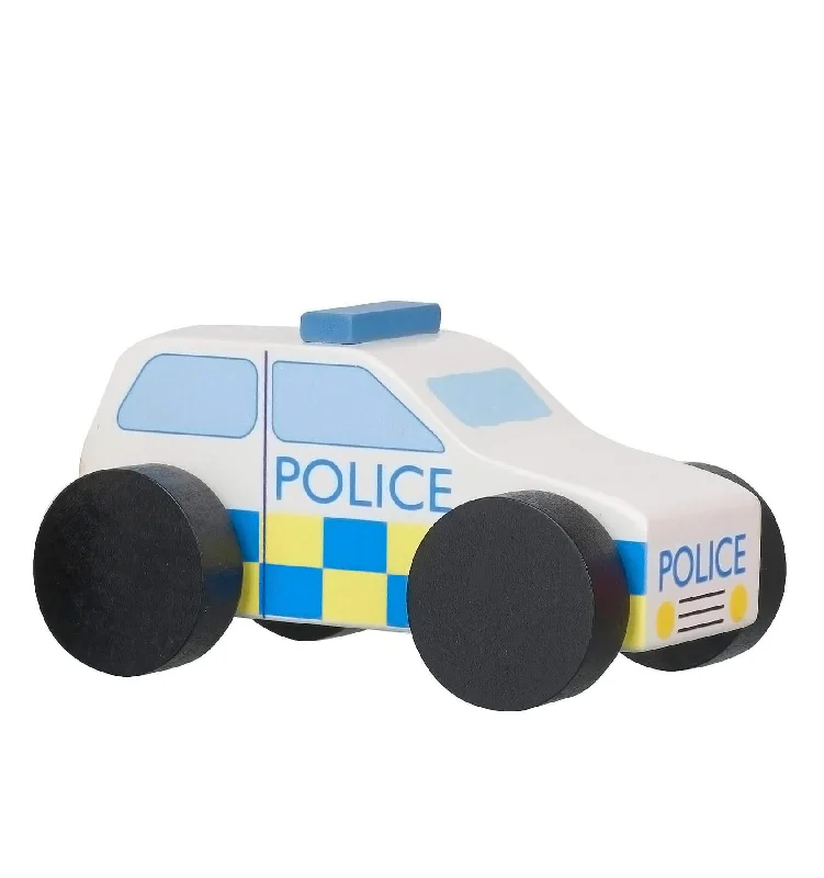 delightful wooden toys for children                   Orange Tree Toys Police Car