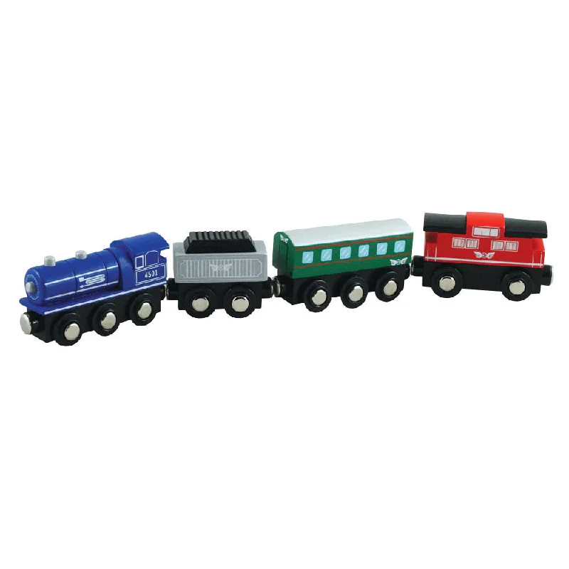 child-safe wooden toys                 Li’l Chugs - Wooden Passenger Express Train