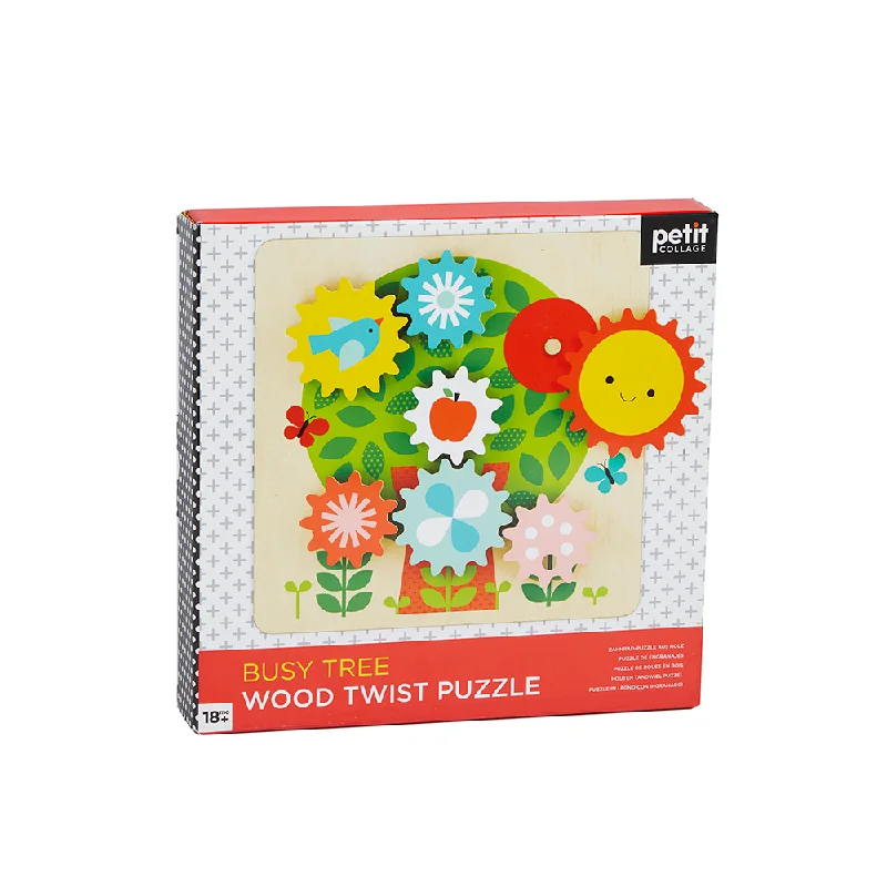 environmentally conscious wooden toys                 Busy Tree Wooden Twist Puzzle
