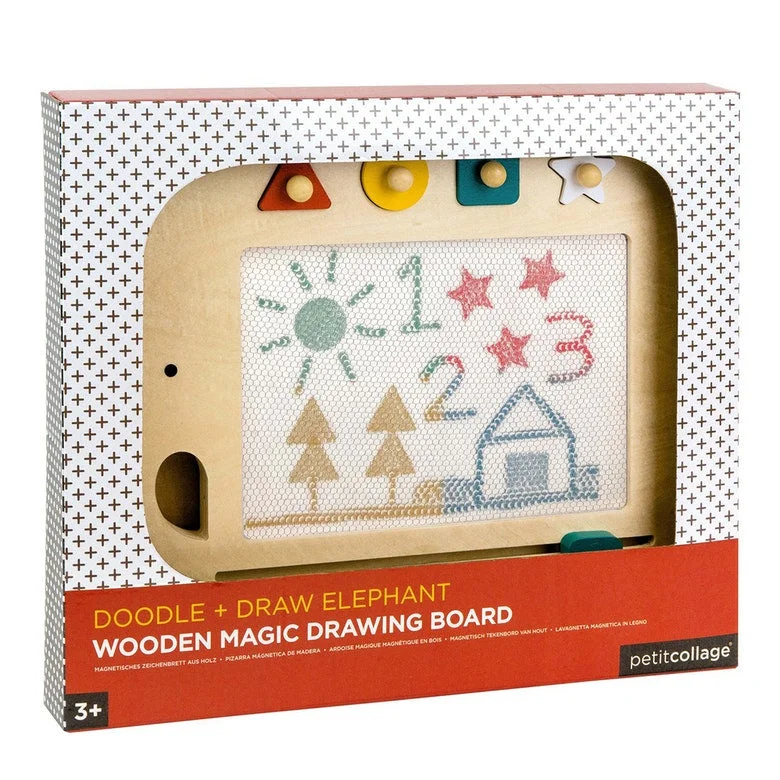 robust and durable wooden toys that withstand the test of time                   Magic Drawing Board - Elephant