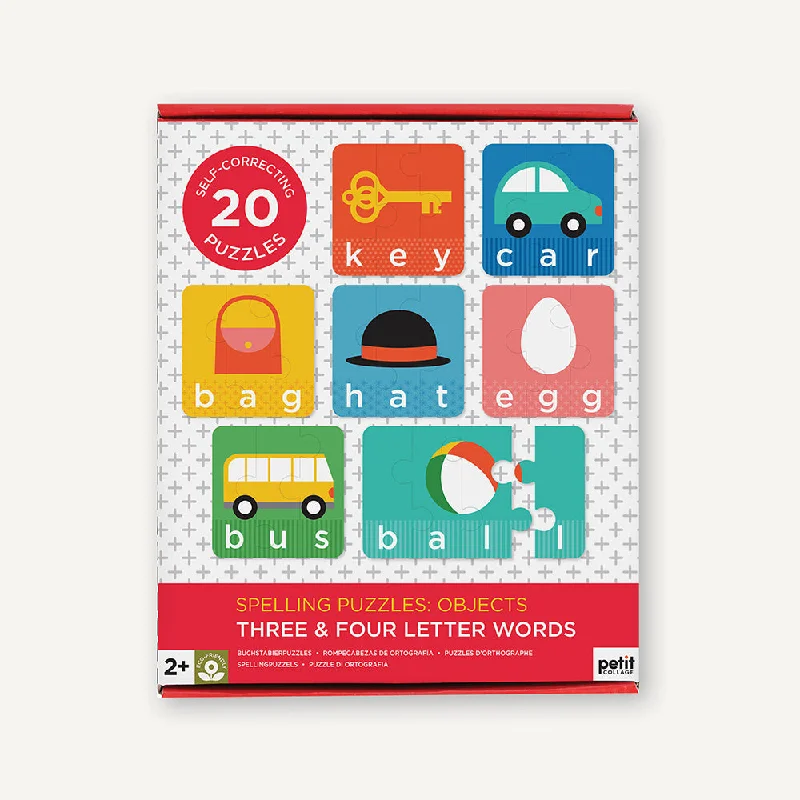 educational wooden toys                   Spelling Puzzles - Objects