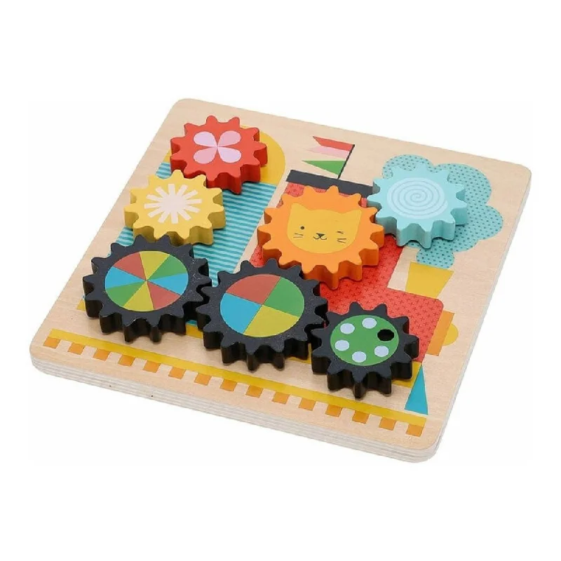 eco-friendly and sustainably made wooden toys                   Petit Collage Wooden Twist Busy Train